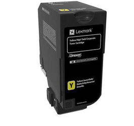 Lexmark 84C2HYE Toner Cartucho Amarillo, Tinta de Impresora Compatible