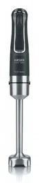 Haeger Ultra Twist Batidora de Inmersión 1500 W Negro y Plata - Cuchilla Triple Titanio Acero Inoxidable