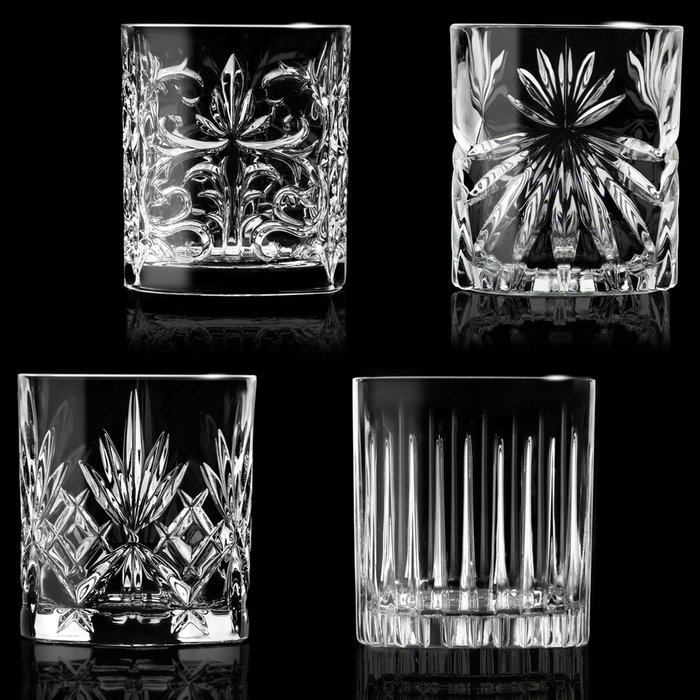 Rcr Cristalleria IT Mixology Set de 4 Vasos de Cristal eco-crystal LUXION®