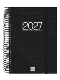 Finocam Agenda Anual 2027 Basic Year en Catalán, Negro