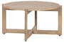 DKD Home Decor Mesa Centro Mango Natural 80 x 80 x 41 cm