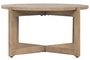 DKD Home Decor Mesa Centro Mango Natural 80 x 80 x 41 cm