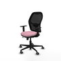 PIQUERAS Y CRESPO Silla de oficina Jorquera Rosa y Negro