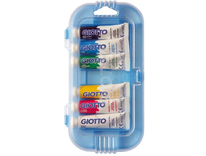 Giotto Tempera 7,5 ml Estuche 6 Colores Surtidos