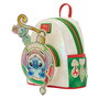 Loungefly Mochila Holiday Stitch Disney 22.8x26.6x11.4cm Cuero Sintetico