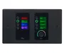 BSS EC-8BV Controlador de pared Ethernet con 8 botones y control de volumen, HiQnet, PoE, LCD programable, Negro/Blanco