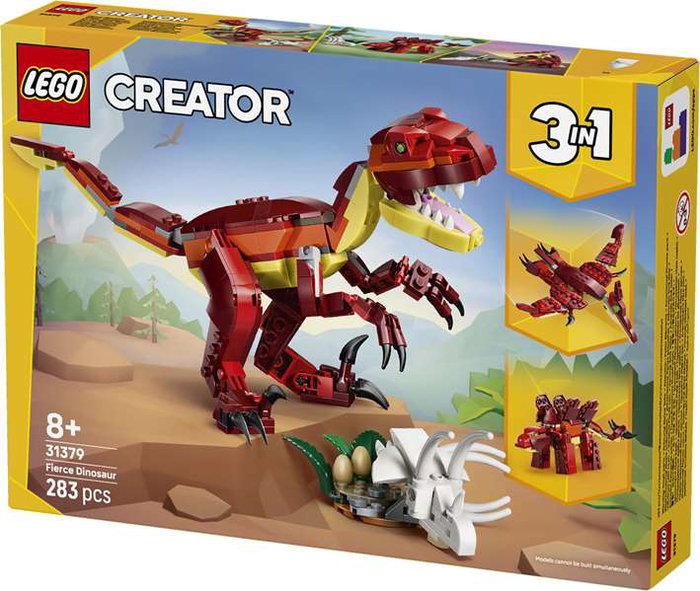 Lego Creator Juego de Construcción Feroz Dinosaurio 31058 para niños de 7+ años