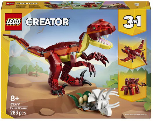 LEGO Creator 3 en 1 Feroz Dinosaurio 31379