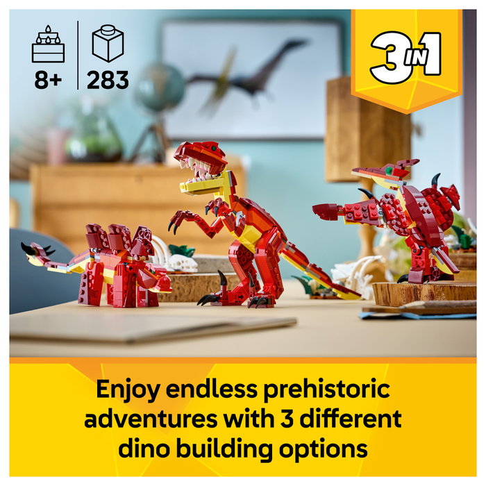 LEGO Creator 3 en 1 Feroz Dinosaurio 31379