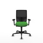 PIQUERAS Y CRESPO Silla de oficina Yunquera Verde con mecanismo Sincro/Traslack