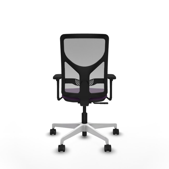 PIQUERAS Y CRESPO Silla de oficina Motilla con mecanismo Sincro, morado y gris