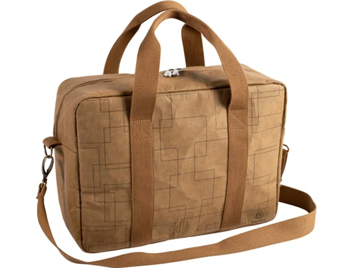 Exacompta Maletín Eterneco para Portátil 15" Imitación Cuero Vegetal Marrón 40x29x13 cm