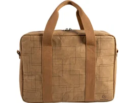 Exacompta Maletín Eterneco para Portátil 15" Imitación Cuero Vegetal Marrón 40x29x13 cm