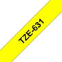 Brother TZe-631 Cinta Laminada 12mm x 8m Amarillo/Negro