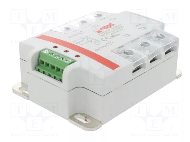 RELPOL RSR62-48D25 Relé de semiconductor trifásico 25A 24-530VAC