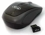 3free 3F-MCW401 Ratón Óptico Inalámbrico RF Negro, 1000 DPI, Diseño Ergonómico, 3 Botones, Receptor Nano USB, Plug & Play