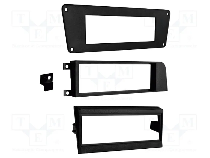 ACV Bastidor de montaje de radio para Volvo 1 DIN, negro ACV Bastidor de montaje de radio para Volvo 1 DIN, negro