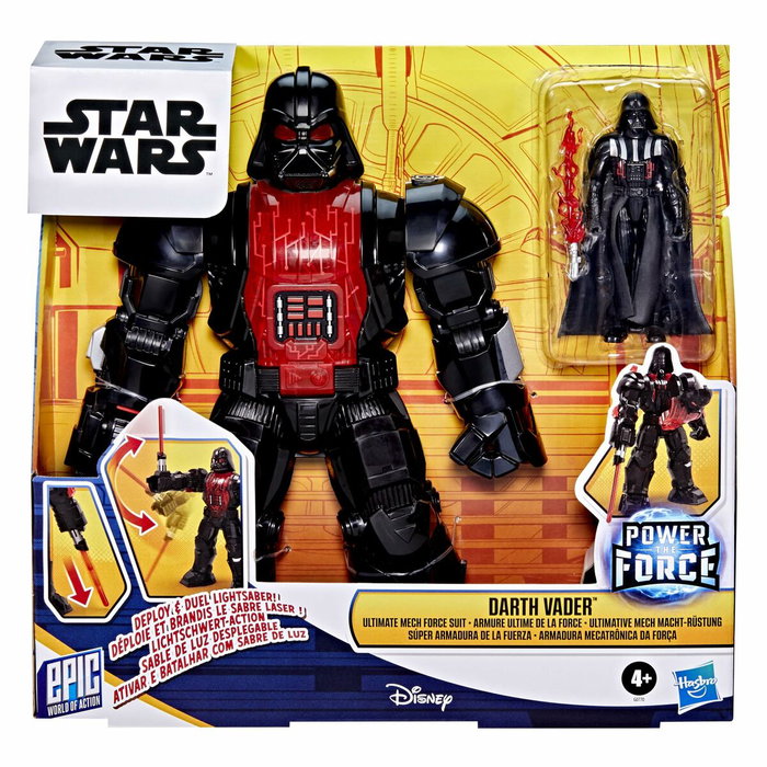 Hasbro Darth Vader Ultimate Force Armor de 11 pulgadas Star Wars Epic World of Action Hasbro Darth Vader Ultimate Force Armor de 11 pulgadas Star Wars Epic World of Action
