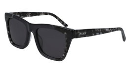 Dkny DK529S-001 Gafas de sol con montura marrón y cristal gris
