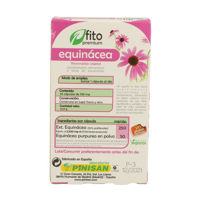Pinisan Fito Premium Equinácea 30 cápsulas Pinisan Fito Premium Equinácea 30 cápsulas