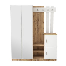 Hanah Home Recibidor Pino Atlántico y Blanco 147.2x179.7cm
