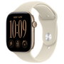 Apple Watch Series 12 GPS 46mm Oro claro Aluminio con Sand Sport Band - S/M