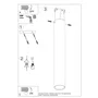 SOL Lámpara de Techo LAGOS 40 SOL-SL.0998 Lámpara colgante moderna para salón, dormitorio o recibidor