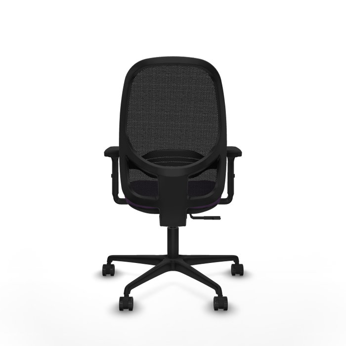 PIQUERAS Y CRESPO Silla de oficina Cilanco con mecanismo Sincro, Morado y Negro