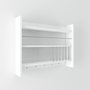 Hanah Home Estantería de Cocina Blanco 85x15x65 cm