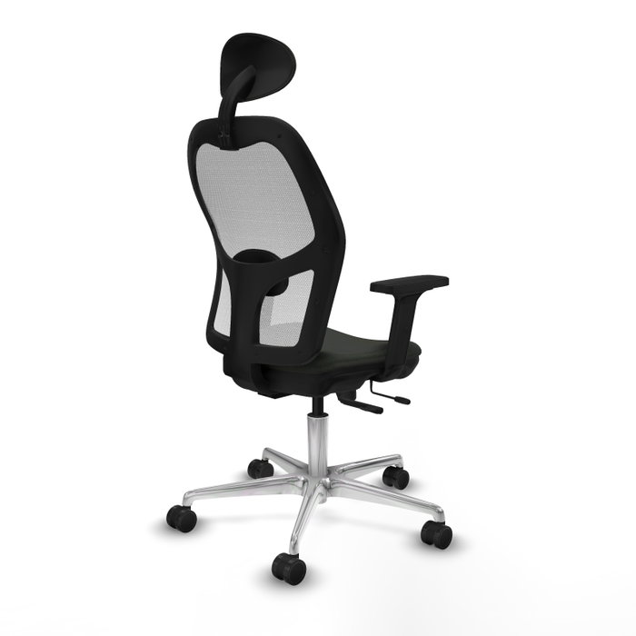 PIQUERAS Y CRESPO Silla de oficina Jorquera con mecanismo Sincro/Traslack, Negro y Blanco PIQUERAS Y CRESPO Silla de oficina Jorquera con mecanismo Sincro/Traslack, Negro y Blanco