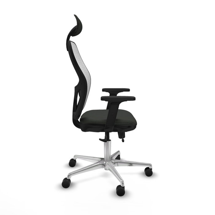 PIQUERAS Y CRESPO Silla de oficina Jorquera con mecanismo Sincro/Traslack, Negro y Blanco PIQUERAS Y CRESPO Silla de oficina Jorquera con mecanismo Sincro/Traslack, Negro y Blanco