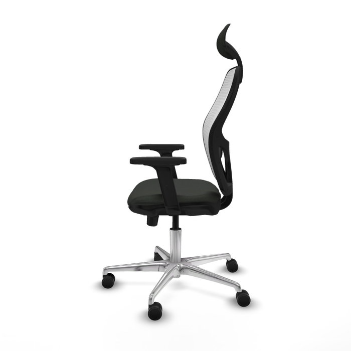 PIQUERAS Y CRESPO Silla de oficina Jorquera con mecanismo Sincro/Traslack, Negro y Blanco PIQUERAS Y CRESPO Silla de oficina Jorquera con mecanismo Sincro/Traslack, Negro y Blanco