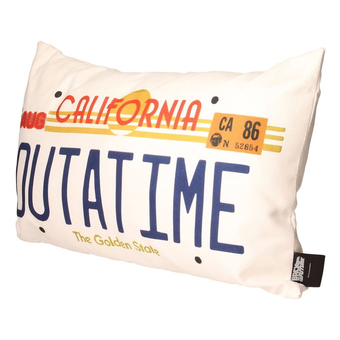SD Toys Cojín Matrícula OUTATIME Back to the Future 50x30 cm