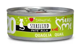 Disugual Mini-Me Gato Esterilizado Codorniz 12x85 gr