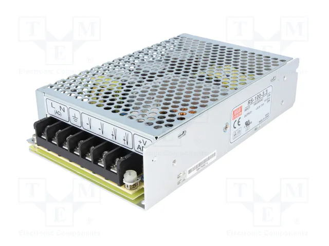 MEAN WELL RS-100-3.3 Alimentador de Impulso 66W 3,3V DC 20A