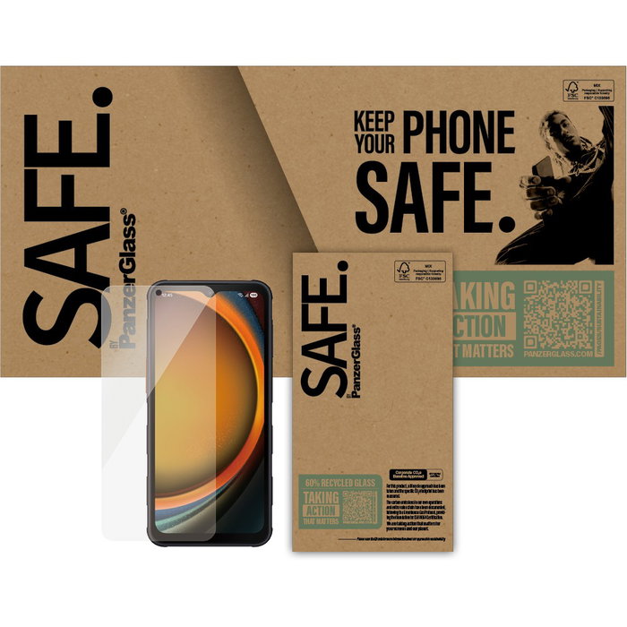 PanzerGlass Protector de Pantalla SAFE para Samsung Galaxy Xcover7 Pro, Xcover7, Xcover6 Pro PanzerGlass Protector de Pantalla SAFE para Samsung Galaxy Xcover7 Pro, Xcover7, Xcover6 Pro
