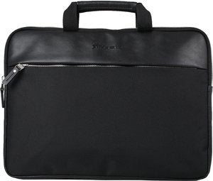 Mobilis Vintage Slim Sleeve Maletín Negro para Portátil de 11-14 Pulgadas (35.6 cm) Funda Delgada con Asa