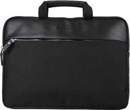 Mobilis Vintage Slim Sleeve Maletín Negro para Portátil de 11-14 Pulgadas (35.6 cm) Funda Delgada con Asa