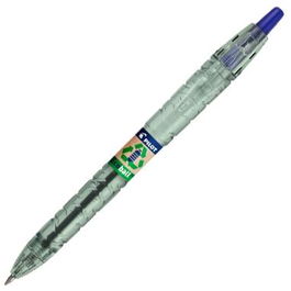 Pilot Bolígrafo Ecoball Plástico Reciclado B2P 1.0 mm Recargable Azul (Set de 10) (Set de 10)