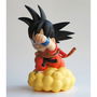 PLASTOY Figura Hucha Son Goku Nube Kinton Dragon Ball PVC 22cm