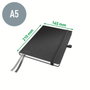 Leitz Cuaderno Complete tapa dura A5 80 hojas cuadriculado negro