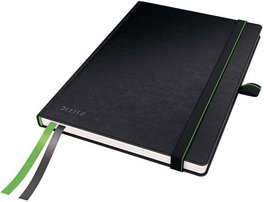 Leitz Cuaderno Complete tapa dura A5 80 hojas cuadriculado negro