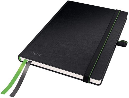 Leitz Cuaderno Complete tapa dura A5 80 hojas cuadriculado negro Leitz Cuaderno Complete tapa dura A5 80 hojas cuadriculado negro