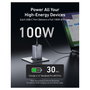 Anker Prime Charger 100W 3 Puertos GaN Negro A2688341