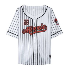Camiseta Deportiva de Manga Corta Minnie Mouse Baseball Unisex