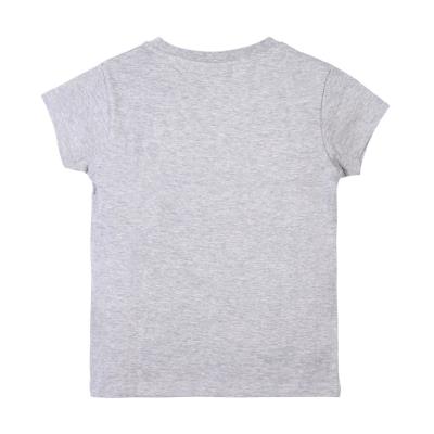 Camiseta Corta Single Jersey Punto Minnie Gris 10 Años