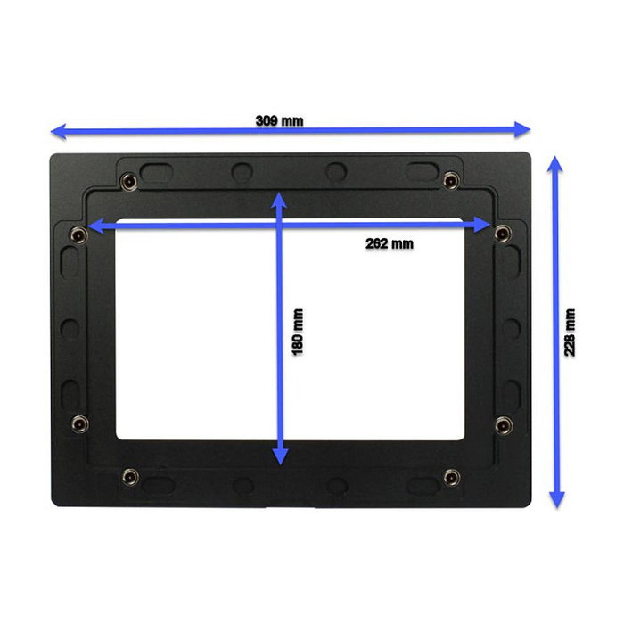 ALLNET zbh. Blende für Einbaurahmen Tablet 10 Zoll Touch Display plata estrecha