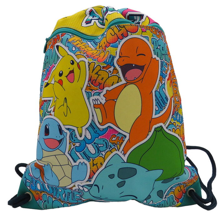 CYP BRANDS Saco Urban Colors Pokemon 43cm con bolsillo delantero para uso diario CYP BRANDS Saco Urban Colors Pokemon 43cm con bolsillo delantero para uso diario