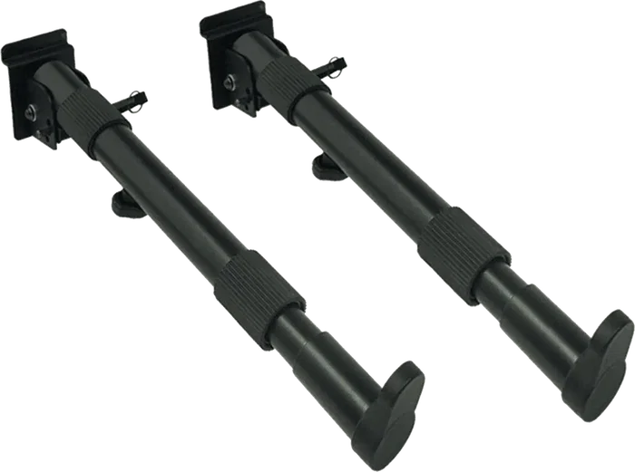 Quiklok Brazo Soporte Teclado Slatwall - Set De 2 Negro Acero Ajustable 36-50cm Carga 22.6kg