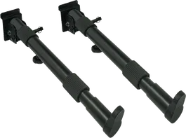 Quiklok Brazo Soporte Teclado Slatwall - Set De 2 Negro Acero Ajustable 36-50cm Carga 22.6kg